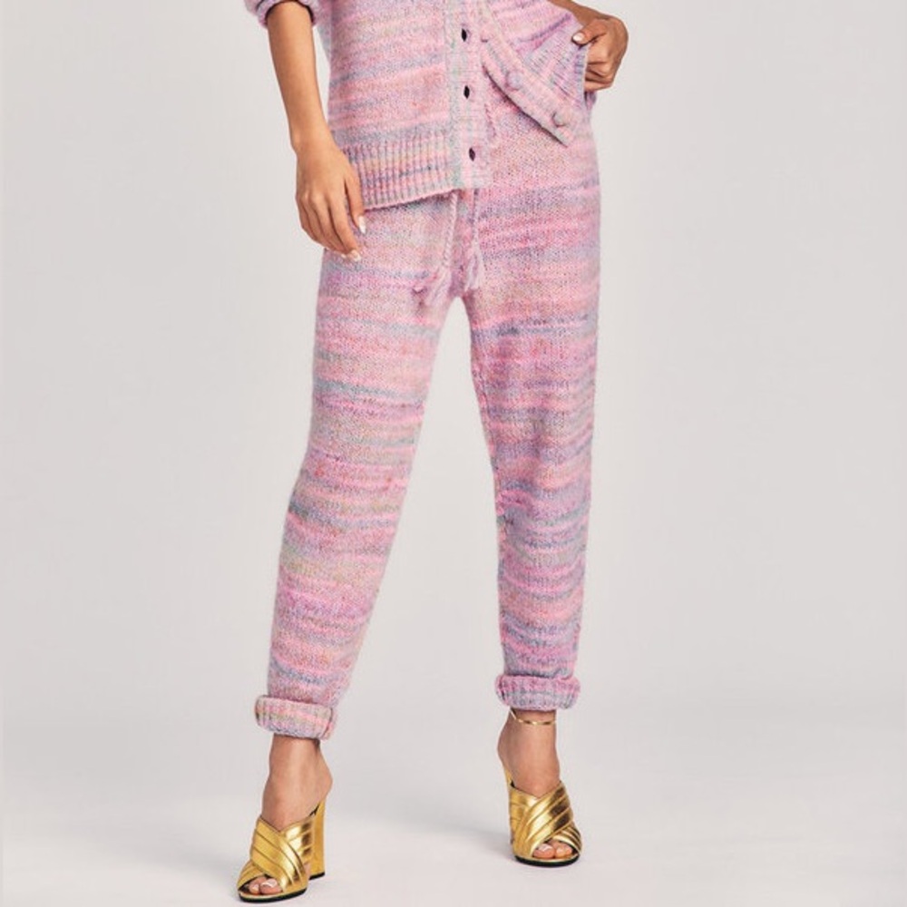 Multicolored knit sweatpants - Size M - Love Shack Fancy